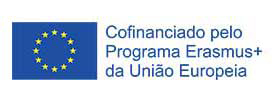 Logotipo confinanciado pelo programa Erasmus+ de União Europeia